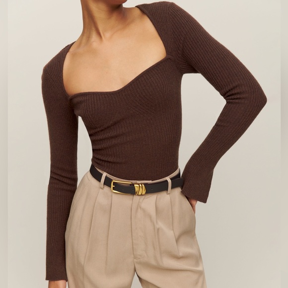 Reformation Glenna Cashmere Sweater - Picture 1 of 9